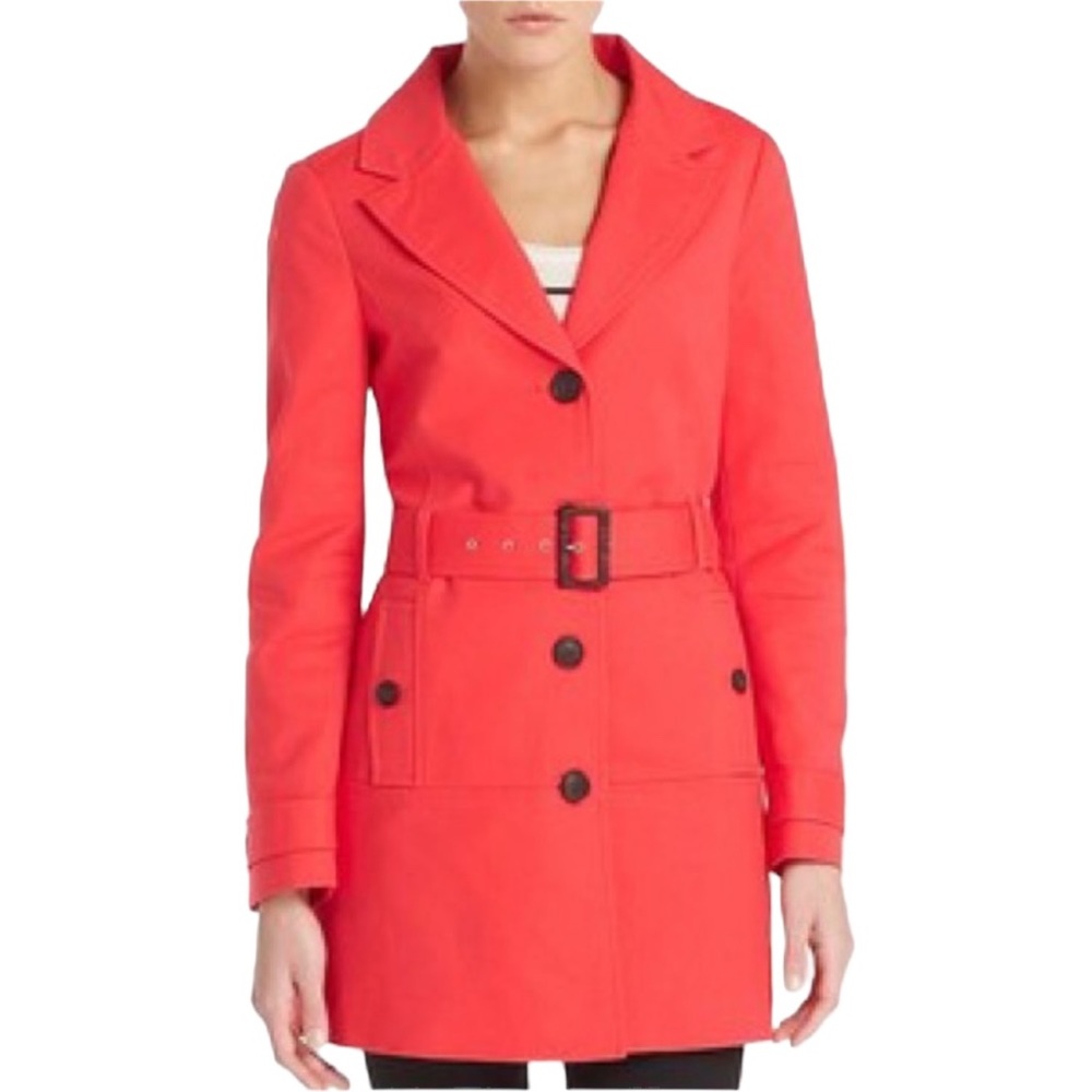 Mango Coral Trenchcoat